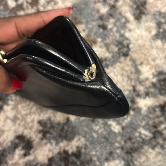 Vintage Coach Double Kiss lock change purse - Picture 6 of 9